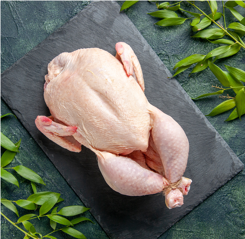 top-view-fresh-raw-chicken-with-green-leaves-dark-background-chicken-meal-animal-meat-photo-food-color-kitchen
